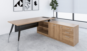 Manager Desk c_w Combo Cabinet_2
