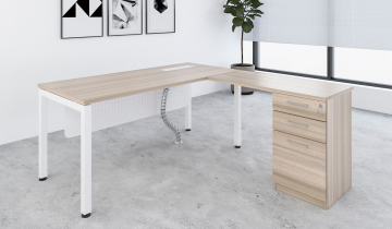 Manager Desk c_w Fixed Pedestal_10