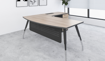 Manager Desk c_w Fixed Pedestal_5