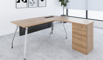Manager Desk c_w Fixed Pedestal_6